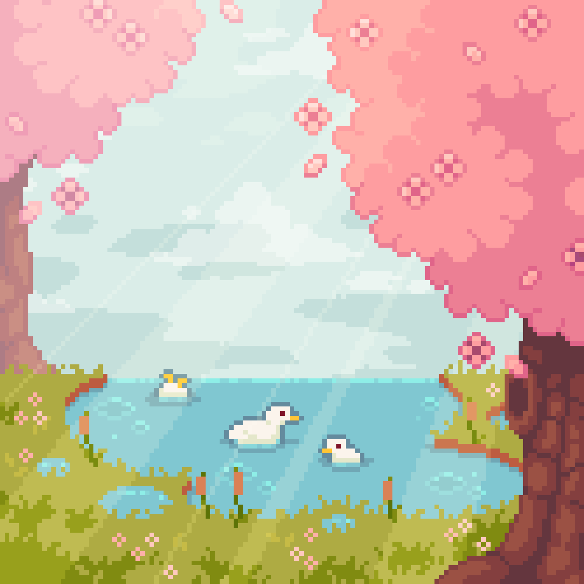 Spring Duck Pond
