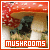 Mushrooms fansite button