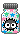soot sprites in a jar pixel