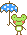 tiny frog pixel