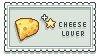 cheese lover stamp