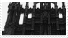 gothic castle stamp