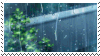 rainy window stamp