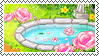 spring fountain stamp