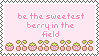 sweetest berry stamp